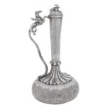 Lucknow circa 1870 A rare mid to late 19th century Anglo – Indian silver ewer or claret jug