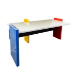 Danilo Silvestrin (Italian, 1942-2024) for Rosenthal 'Hommage à Mondrian' desk