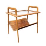 Ico Parisi (Italian 1916-1996) Low side table with magazine rack