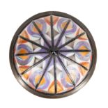 Frits Woltjes (Dutch 1903-1934) for De Nieuwe Honsel Amsterdam School 'Tuschinksi' ceiling light sha