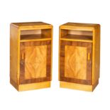 Art Deco, Britain Pair of bedside tables