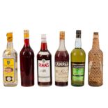 Miscellaneous Spirits - 6 bottles Mixed, Spirits