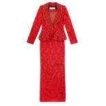 Christian Dior Red Embellished Cheongsam Archival Collection - Size 38 & 36