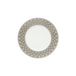 Hermès 'Fil d'Argent' Platinum Nine Dinner Plates