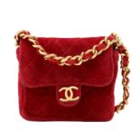 Chanel Red Toy Micro Flap Bag