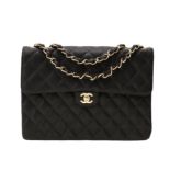 Chanel Black Jumbo Classic Single Flap Bag