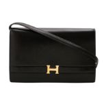 Hermès Black Box Annie Clutch Shoulder Bag