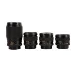 Carl Zeiss Four Contax/Yashica Mount Prime Lenses