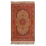 An extremely fine, part silk signed Seirafian Isfahan rug, central Persia Property of Private Collec