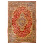 A very fine silk Hereke carpet, Turkey