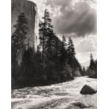 Ansel Adams (1902-1984) El Capitan, Merced River, Clouds, Yosemite National Park, California,