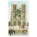 § Sir Peter Blake C.B.E. R.A. (British, b.1932) Lowering Elephants