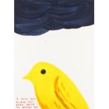 § David Shrigley O.B.E. (British, b.1968) I Will Not Allow the Dark Skies to Affect Me