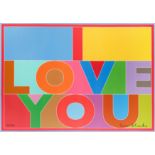 § Sir Peter Blake C.B.E. R.A. (British, b.1932) I Love You