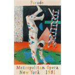 § David Hockney O.M. C.H. R.A. (British, 1937-2026) Metropolitan Opera New York 1981 Parade Poster