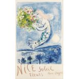 § Marc Chagall (Russian/French, 1887-1985) Nice, Soleil Fleurs