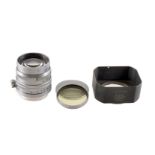 A Leitz 5cm f1.5 Summarit Lens. L39 screw mount.