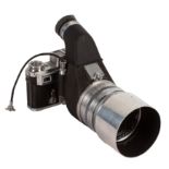 Carl Zeiss Jena 18cm f/2.8 'Olympic' Sonnar w/ Flektoskop and Contax III Rangefinder