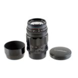 Black Voigtlander 90mm f3.5 Apo-Lanthar. L39 screw mount.