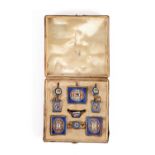 A 19th Century suite of micro mosaic jewellery