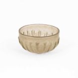 A Roman pillar-moulded glass bowl