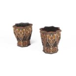 A pair of Moroccan side tables