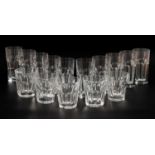 Ten Baccarat Harcourt highball glasses