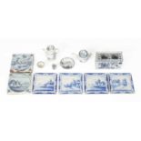 A miniature or toy tea service