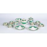 A Rockingham part tea service