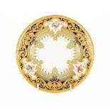 A Royal Crown Derby saucer from the Judge Gary Service
