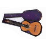 A Salvador Ibanez six string acoustic guitar