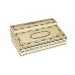 A Vizagapatam ivory lap desk