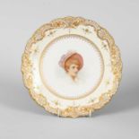 A Copeland bone china plate