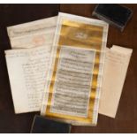 Raghunath Rao (1734-1783) Scribal nastaliq letter in Persian to George III