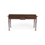 A George III style mahogany serving on console table