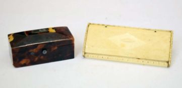 Two 19th century snuff boxes