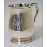George III silver mug