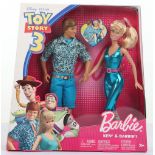 Disney Pixar Toy Story 3 Barbie and Ken Dolls NRFB new in box.