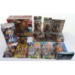 Collection of Fourteen TV Related Action Figures.