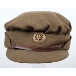 WW2 ATS Other Ranks Peaked Cap, 1942 Dated.