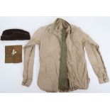 WW2 ATS Women's Other Ranks Shirt, Tie and Coloured Side Cap