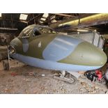 Original Cockpit of a de Havilland Vampire Jet Aircraft