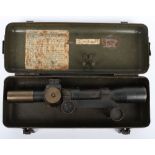 Rare WW2 No.32 Mk.III Sniper Scope for the NO.4T Rifle and Carry Case
