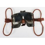 WW2 RAF Mk.IVB Flying Goggles with Anti Glare Flip Shield