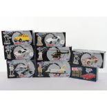 Collection of James Bond 007 Corgi Classics model cars boxed.