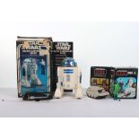 Collection of Vintage Star Wars Vehicles and Action Figures.