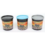 Three original Vintage Greek ‘Tepato Maxoi’ Battle Beasts tubs by El Greco.