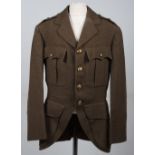 WW1 Scottish Officers Shoulder Rank Tunic, Cameron Highlanders
