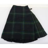 Gordon Highlanders Lt Dubin’s Kilt.