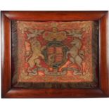 Rare Victorian Life Guards Regimental Trumpet Banner Circa 1860